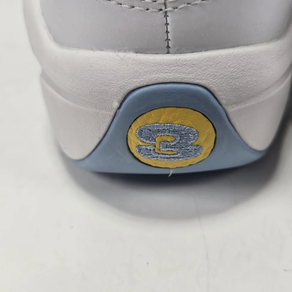 Reebok Question Mid Allen Iverson Men's White  Blue Basketball Sneakers Size 9.5 - Picture 10 of 15